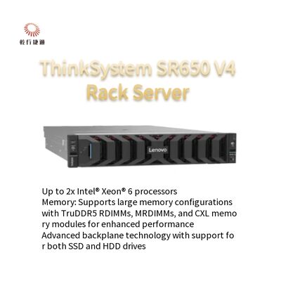 Servidor de rack Lenovo SR650 V4 2U personalizado al por mayor