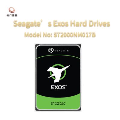 Discos duros empresariales Seagate Exos EXOS de 2TB Modelo: ST2000NM017B