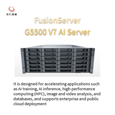 FusionServer G5500 V7 4U servidor de inteligencia artificial 2 x 4a/5a generación Procesadores Intel® Xeon® escalables