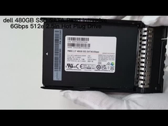 El SSD SATA de DELL 480GB leyó la impulsión caliente intensiva del enchufe de 6Gbps 512e los 2.5in